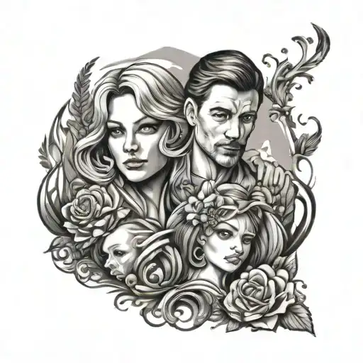 Sleeve That Represents Family And Life