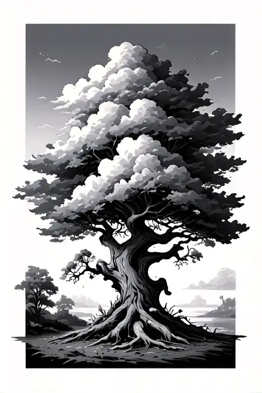 A Poison Tree With Cloud Shading Incorporating Elements