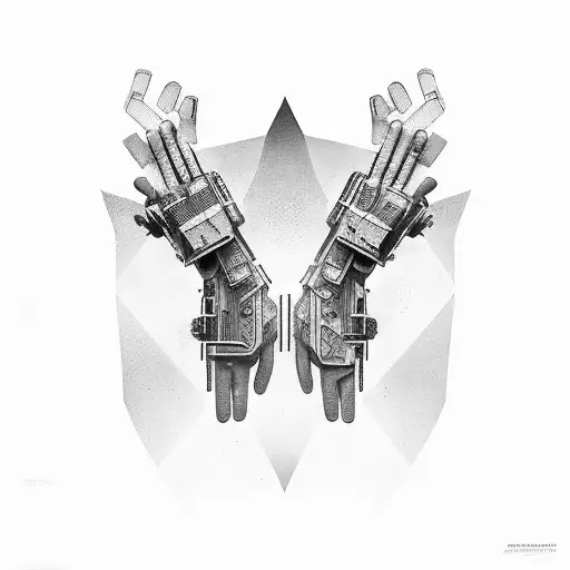 Cyberpunk Hand Armor