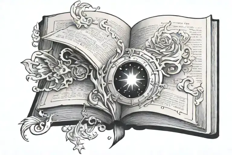 Celestial Open Book