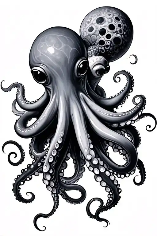 Octopus Made Of Space