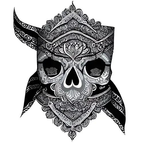 Mandala Design With Bandana