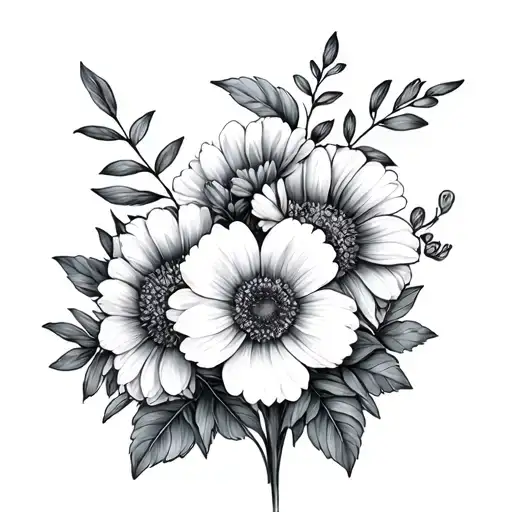 Birth Flower Bouquet