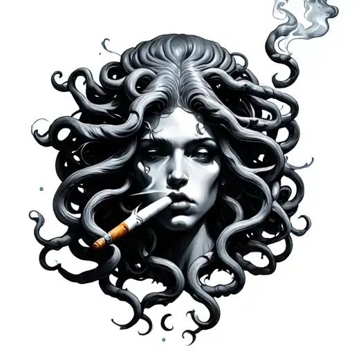 Galaxy Medusa Smoking A Joint