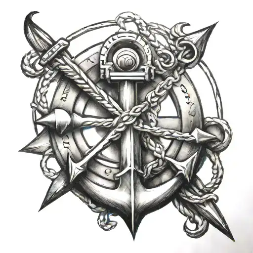 Anchor Roman Numerals