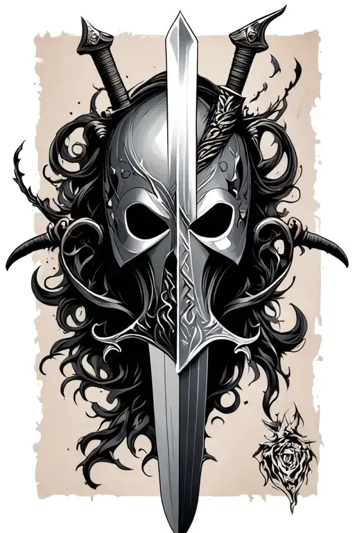 Only Mask Split With Sword