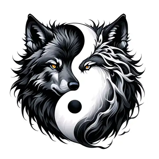 Yin Yang Wolf
