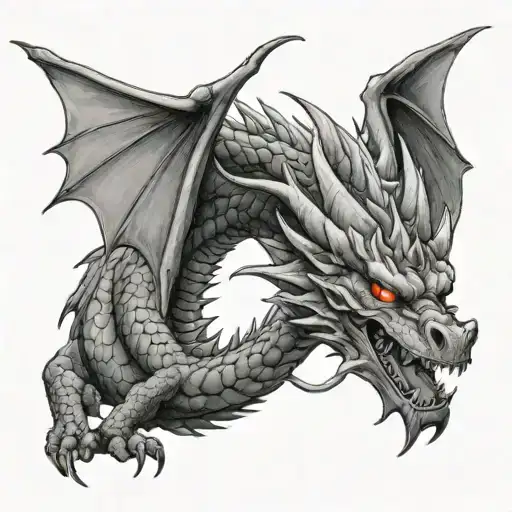 Dragon With Laser Beam