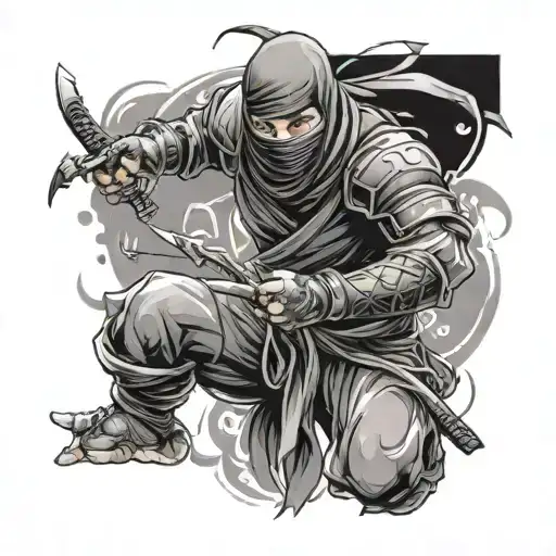 Ninja With A Doplhin