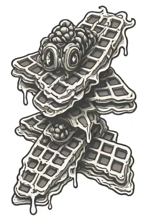 Cartoon Waffles