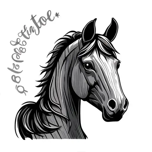 Wooden Horse For Kids