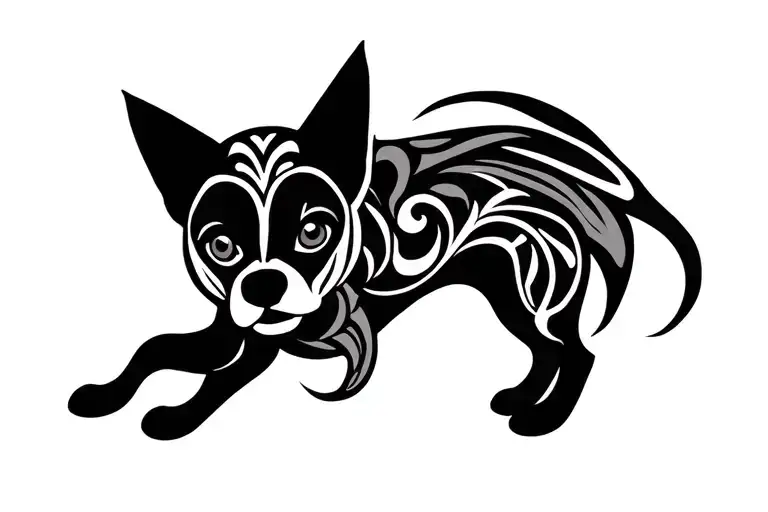 Chien Tribal Patterns Inspired