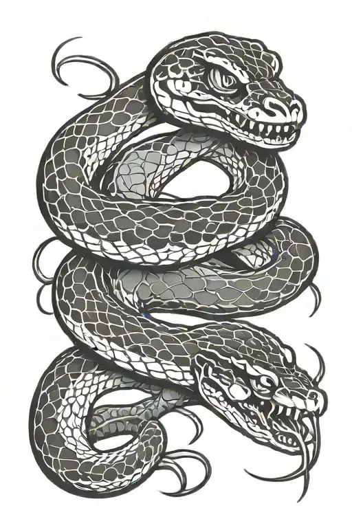 Angry Snake Slithering Snake