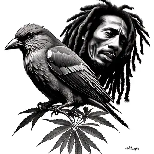 Bob Marley Three Little Birds Weed