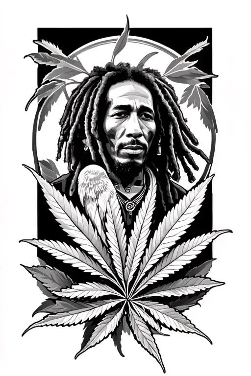 Bob Marley Three Little Birds Weed
