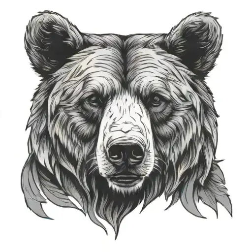 Bear Head Centered
