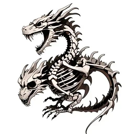 A Dragon Skeleton