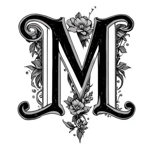 Letter M Mariana