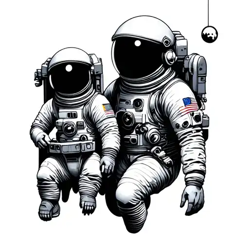 Astronaut And Humanity