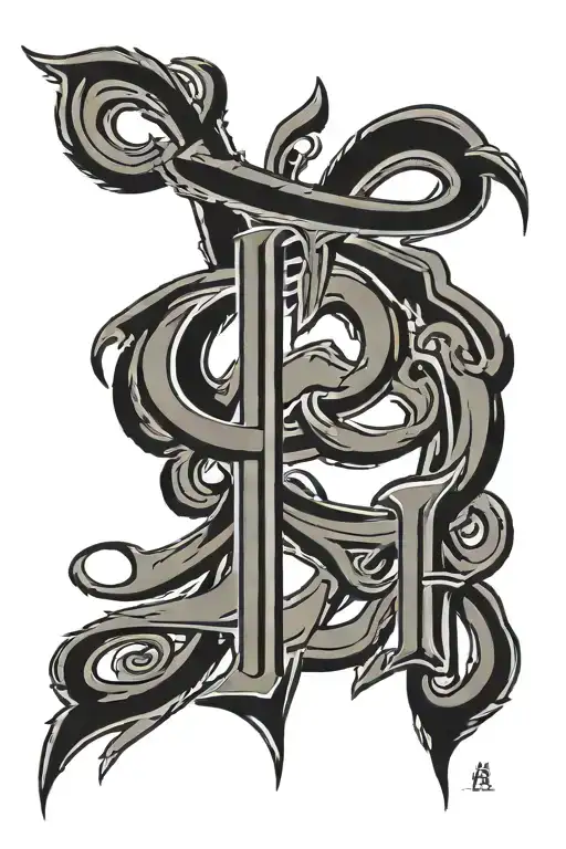 Baybayin Calligraphy That Says I Love You