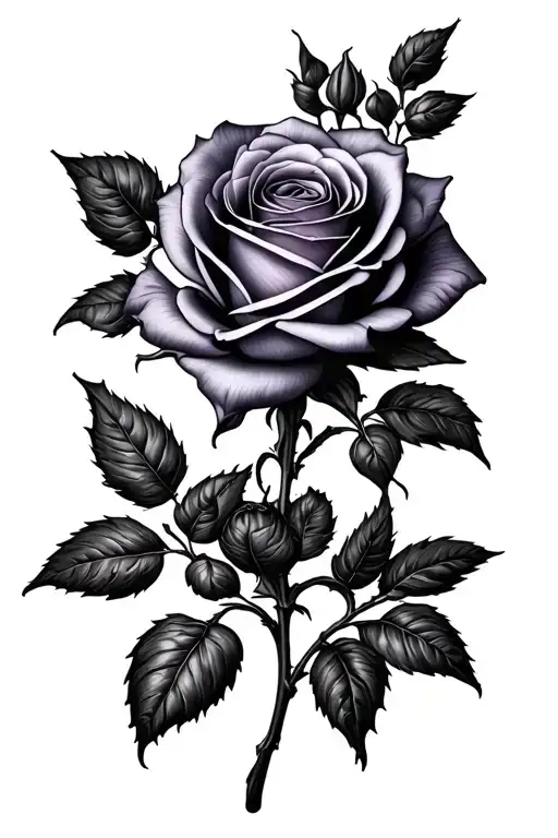 A Single Violet Rose