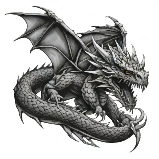 Dnd Black Dragon Wrapped