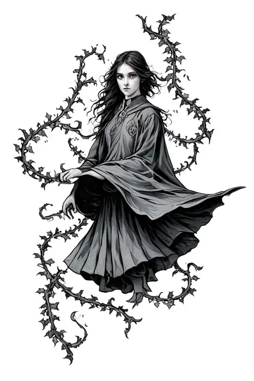 Unbreakable Vow Magic Twirling Ivy Harry Potter Themed