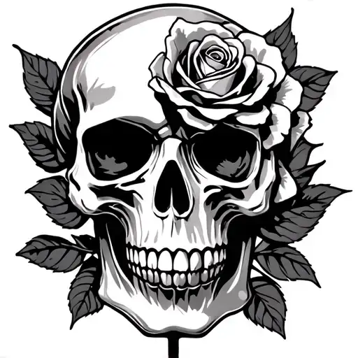 Skull Rose Made