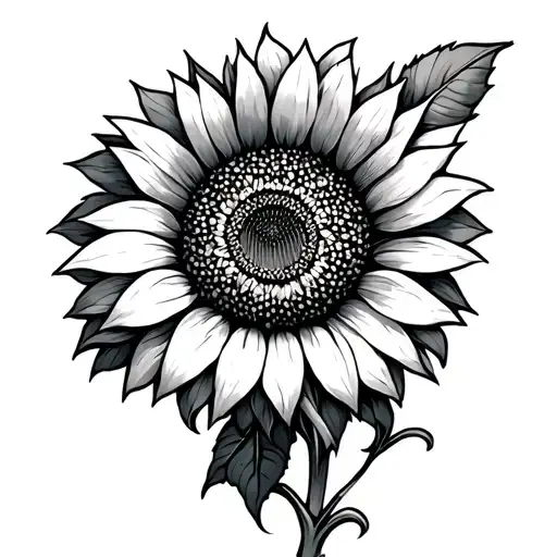 Norse Mythology And Sunflower
