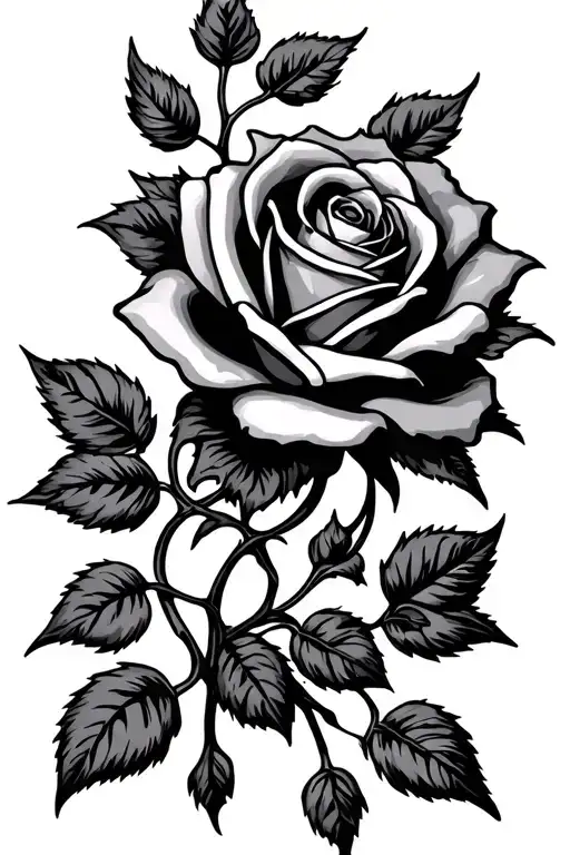 Rose And Vines Gothic