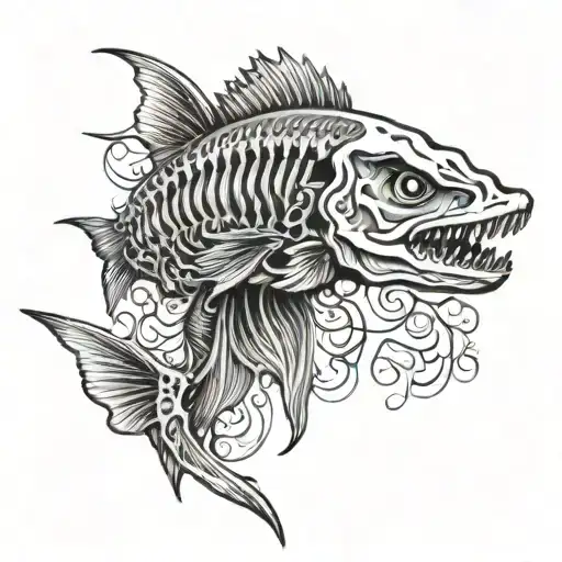 Norse Steelhead Skeleton