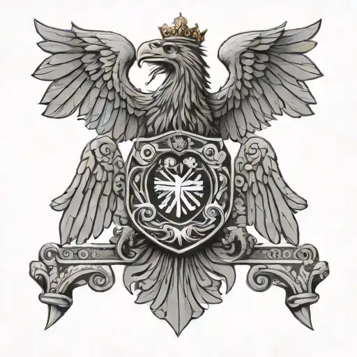 Vladimir Putin With A Double-headed Eagle