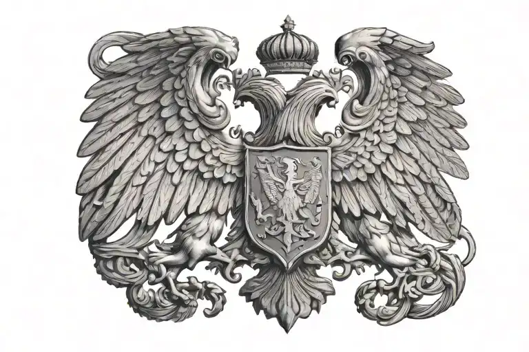 Vladimir Putin With A Double-headed Eagle