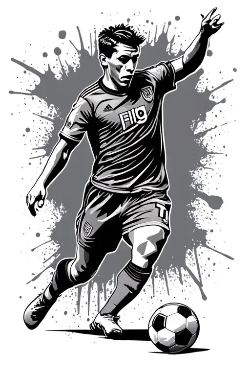 Dancing Soccer Player