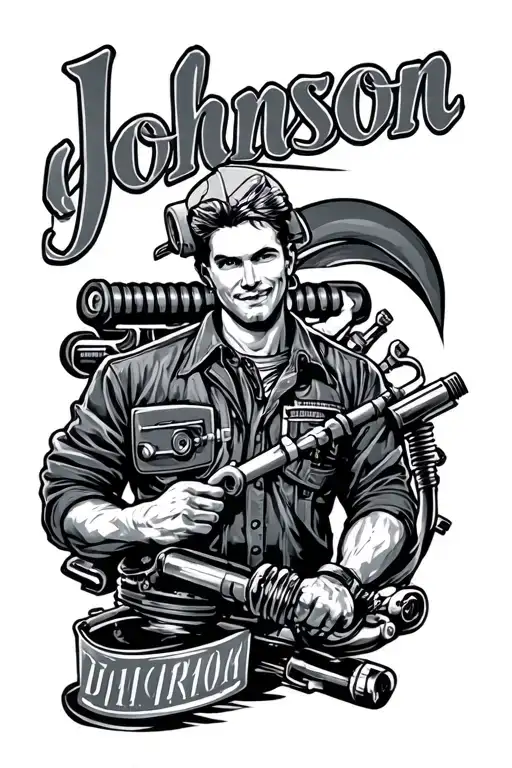 Johnson Name With Mechanic Stuff