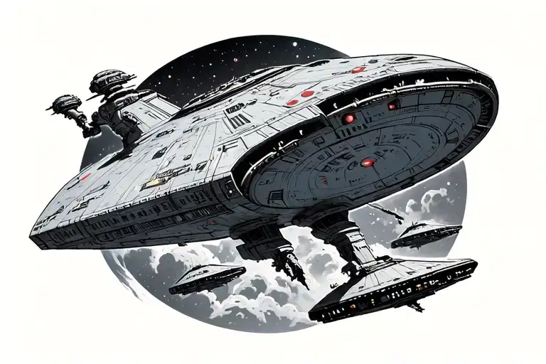 Star Trek Spaceship Landing