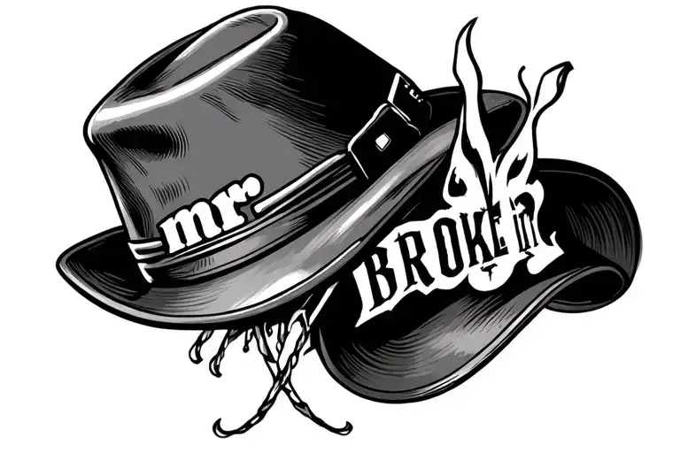 A Hat That Says Mr Broke It