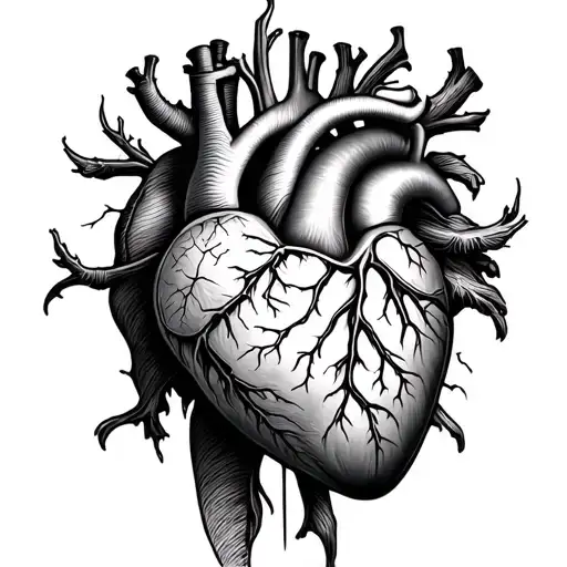 Anatomical Heart Surrounded