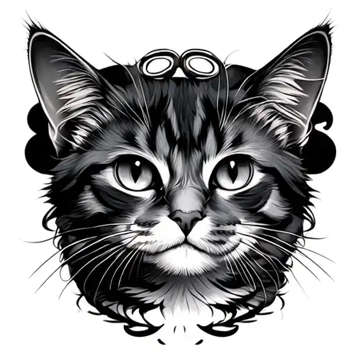 Dj Name With Cat Curled