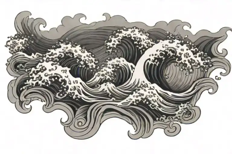 Ocean Waves Crashing