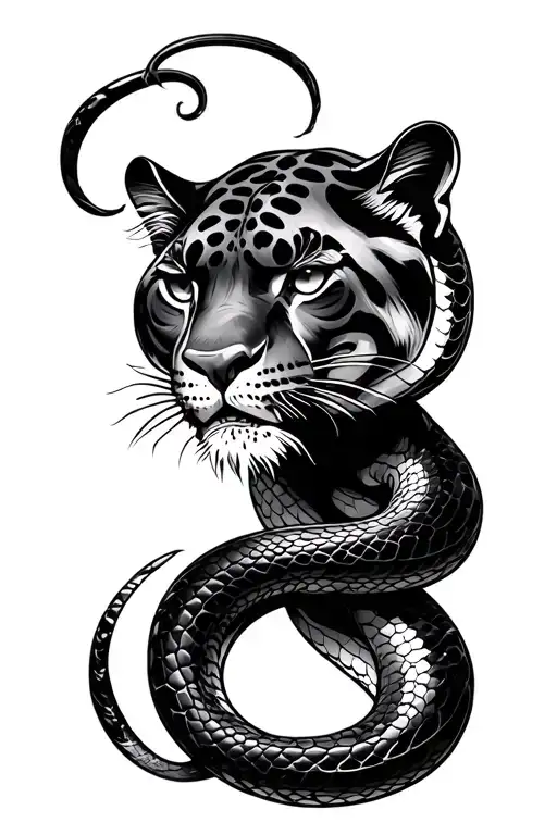 Snake And Panther