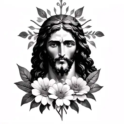 Jesus Flowers God
