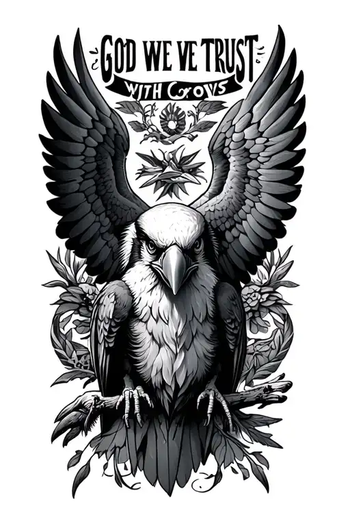 In God We Trust With Crows