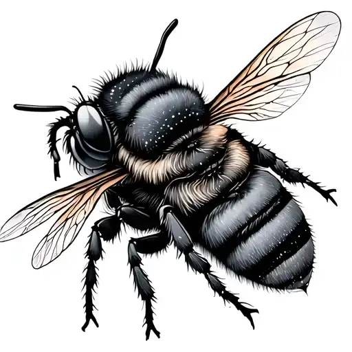 North Star Constellation Intertwined Bee