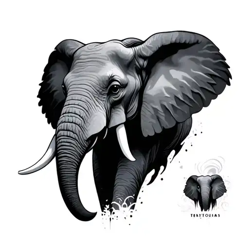 Elephant Head Emerging