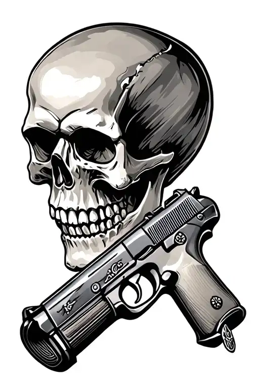 Skull And Pistol