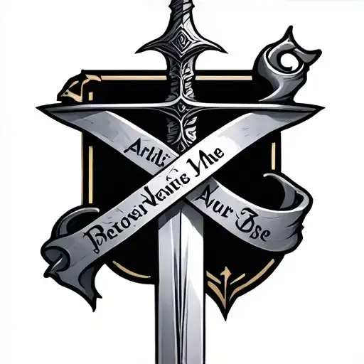 Sword With Two Names On It