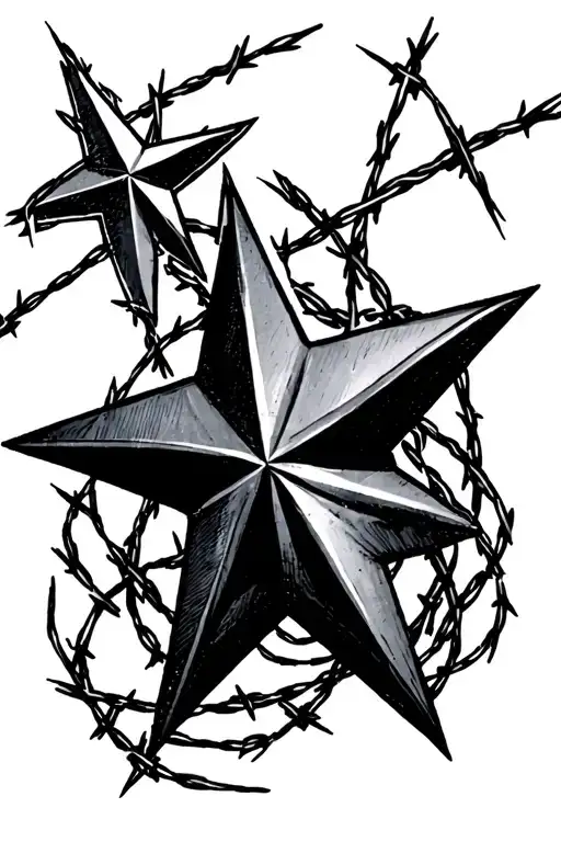 Stars And Barb Wire