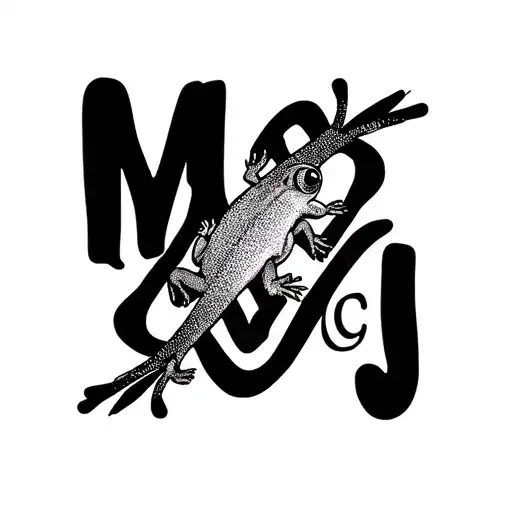 Infinity Sign With The Letters M E C J On The Corners And A Coqui In The Middle