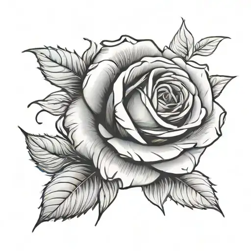 Minimalist Rose With The Text For You